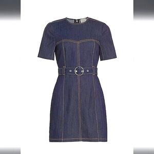 Denim Cinq a Sept Belted Dress